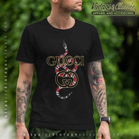 gucci white snake t shirt|Gucci dress shirt snake.